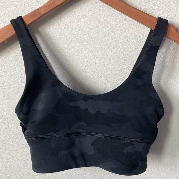 lululemon athletica Other - NWT Lululemon Align Reversible Bra Black/Heritage 365 Camo Deep Coal Multi Sz 6